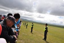 Nadaam in Ulaanbaatar, Shudlen (Rennen der 3-jährigen) in Khui Doloon Hudag Zu den Nomaden der Westmongolei, Mongolei, 09.07. - 30.07.2016
