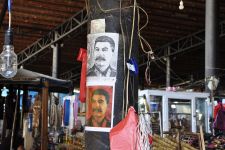 Stalin in der Markthalle, Telawi Georgien, 06.07 - 20.07.2017