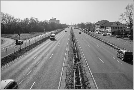 Bundesstraße 38 Richtung Mannheim Zentrum